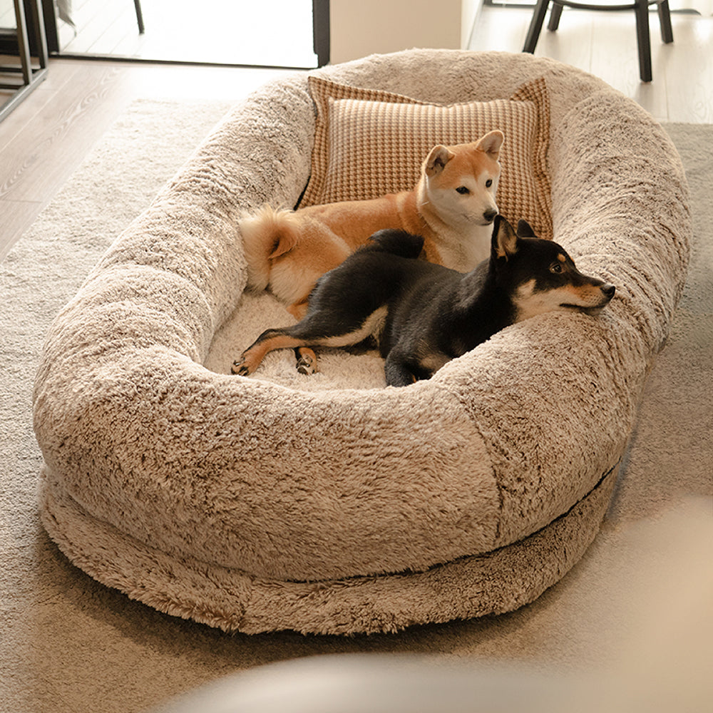 Luxury Super Large Sleep Deeper Human Dog Bed – Petseeder